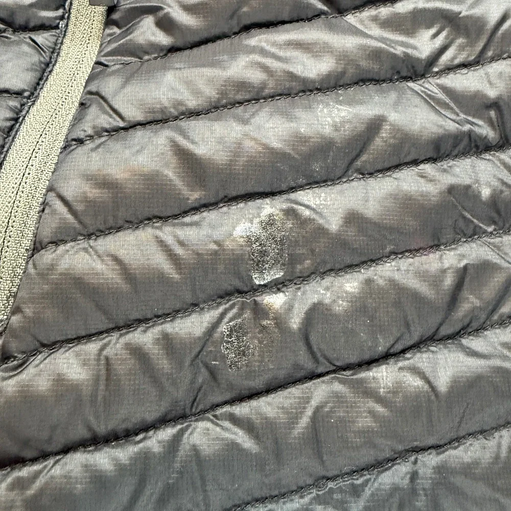 Eddie Bauer First Ascent Vest Mens Medium Black 800 Premium Goose Down‎ Puffer